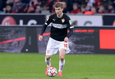 Timo Werner, VfB Stuttgart. Foto: dpa